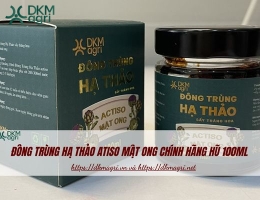 Đông trùng hạ thảo Atiso mật ong chính hãng hũ 100ml