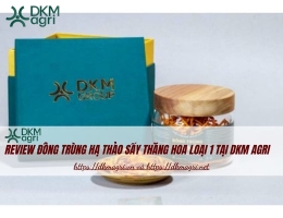 Review Đông trùng hạ thảo sấy thăng hoa loại 1 tại Dkm Agri